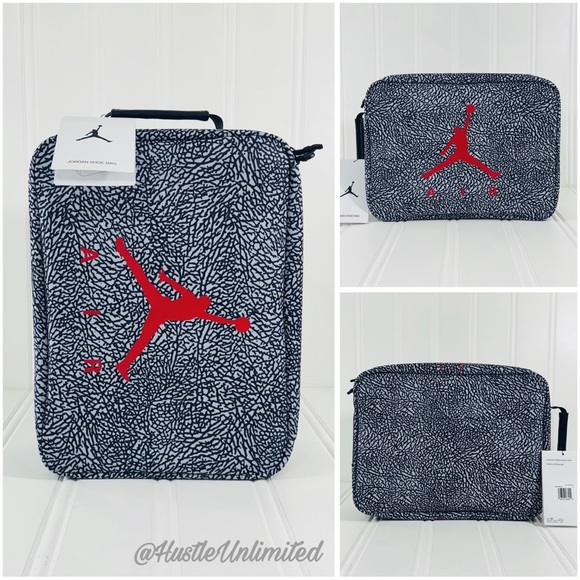 Nike Air Jordan Elephant Print Retro Jumpman Travel Shoe Bag Box Handbag Large - Picture 1 of 8